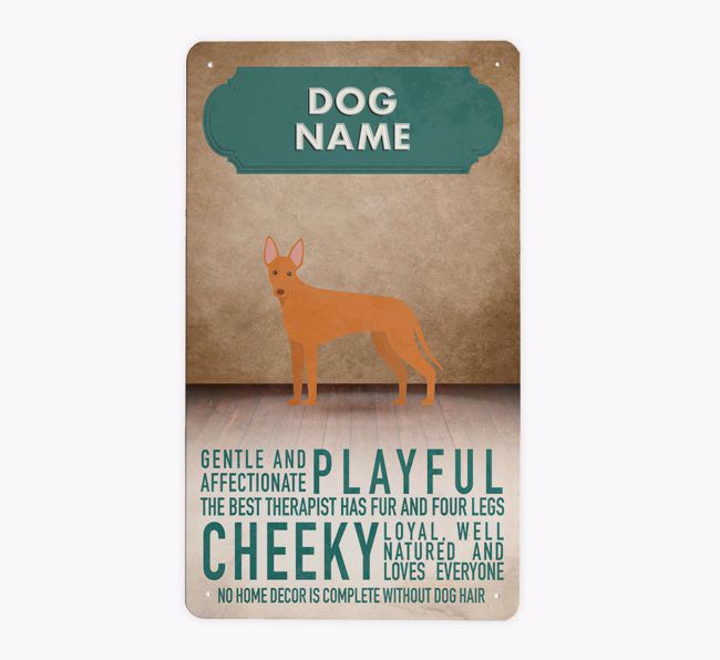 Vintage Traits: Personalised {breedFullName} Metal Sign